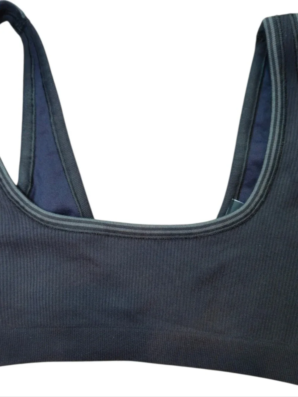 NikeSKIMS Ribbed Seamless Scoop Bra Black Size Small